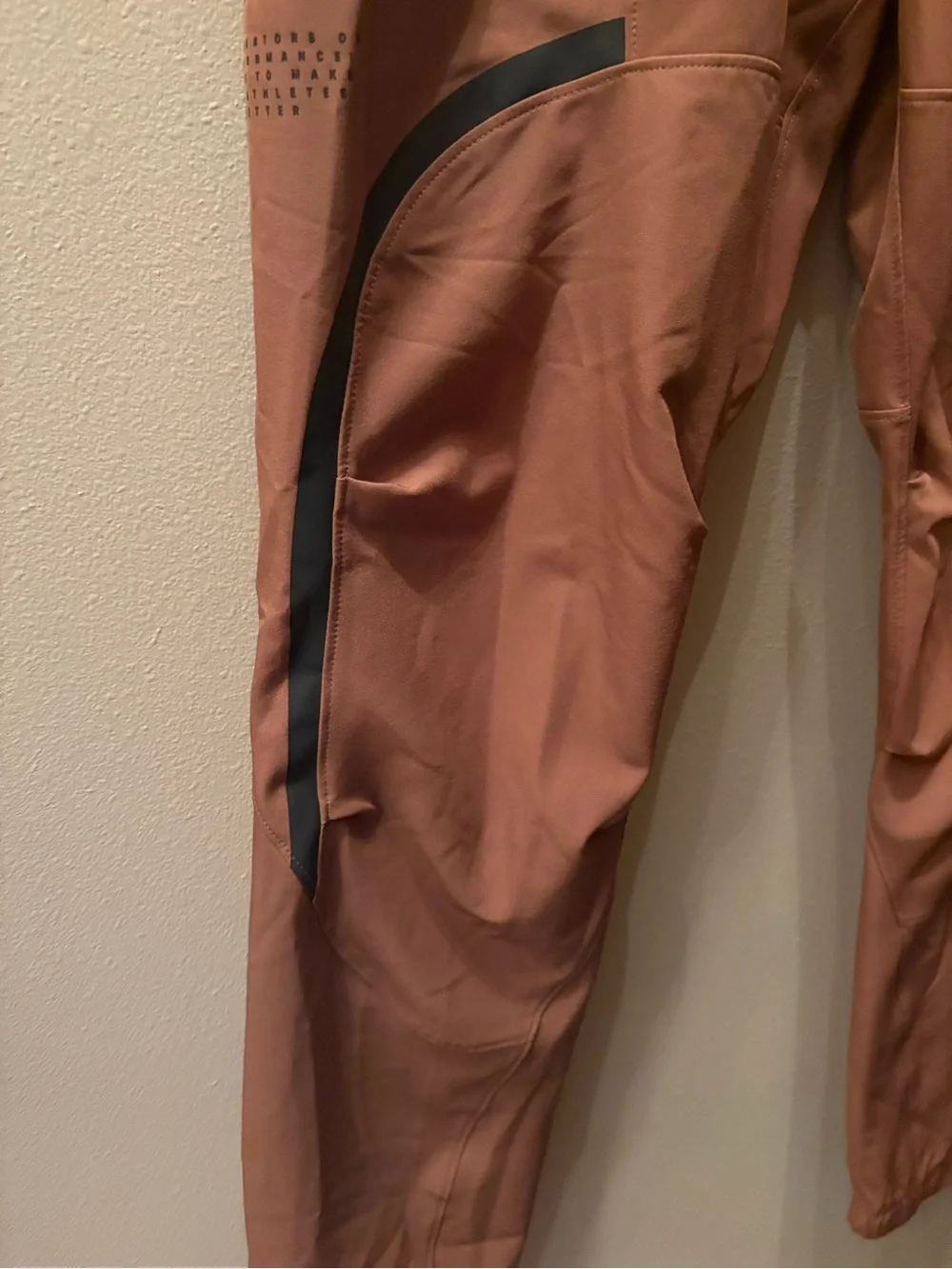 Under Armour Men's Brown Tech Jogger Pants with Black Accents